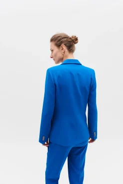 Outlet Blazer Antea B Bleu Electrique Femme Blazers