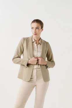 Sale Blazer Aurora Beige Femme Vestes