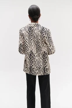 Shop Blazer Thais Zebre Femme Blazers