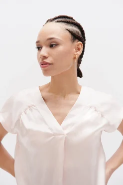 Flash Sale Blouse 100% Soie Tatiana Femme Blouses
