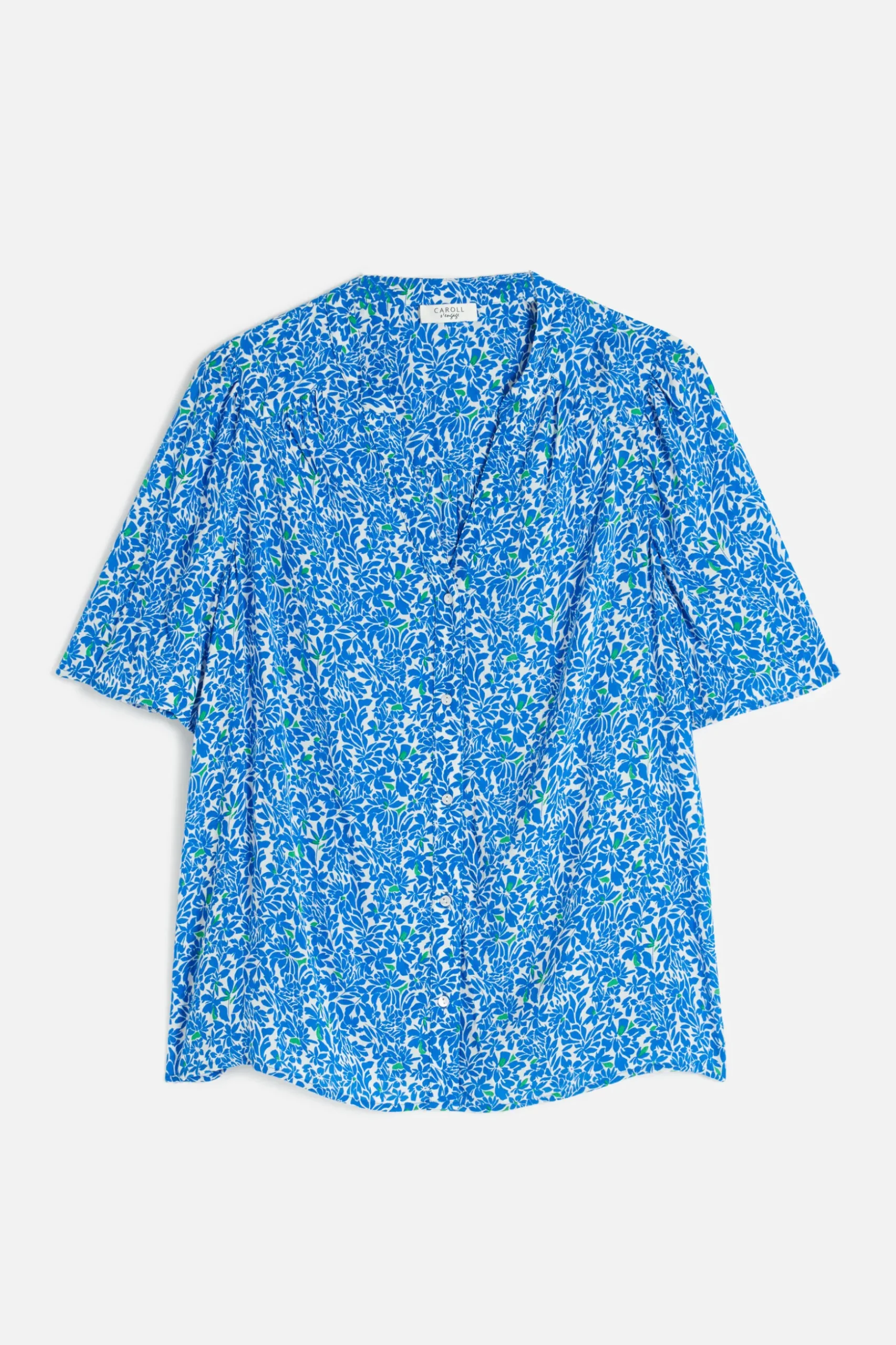 Store Blouse Carla1 Bleu Marine Femme Blouses