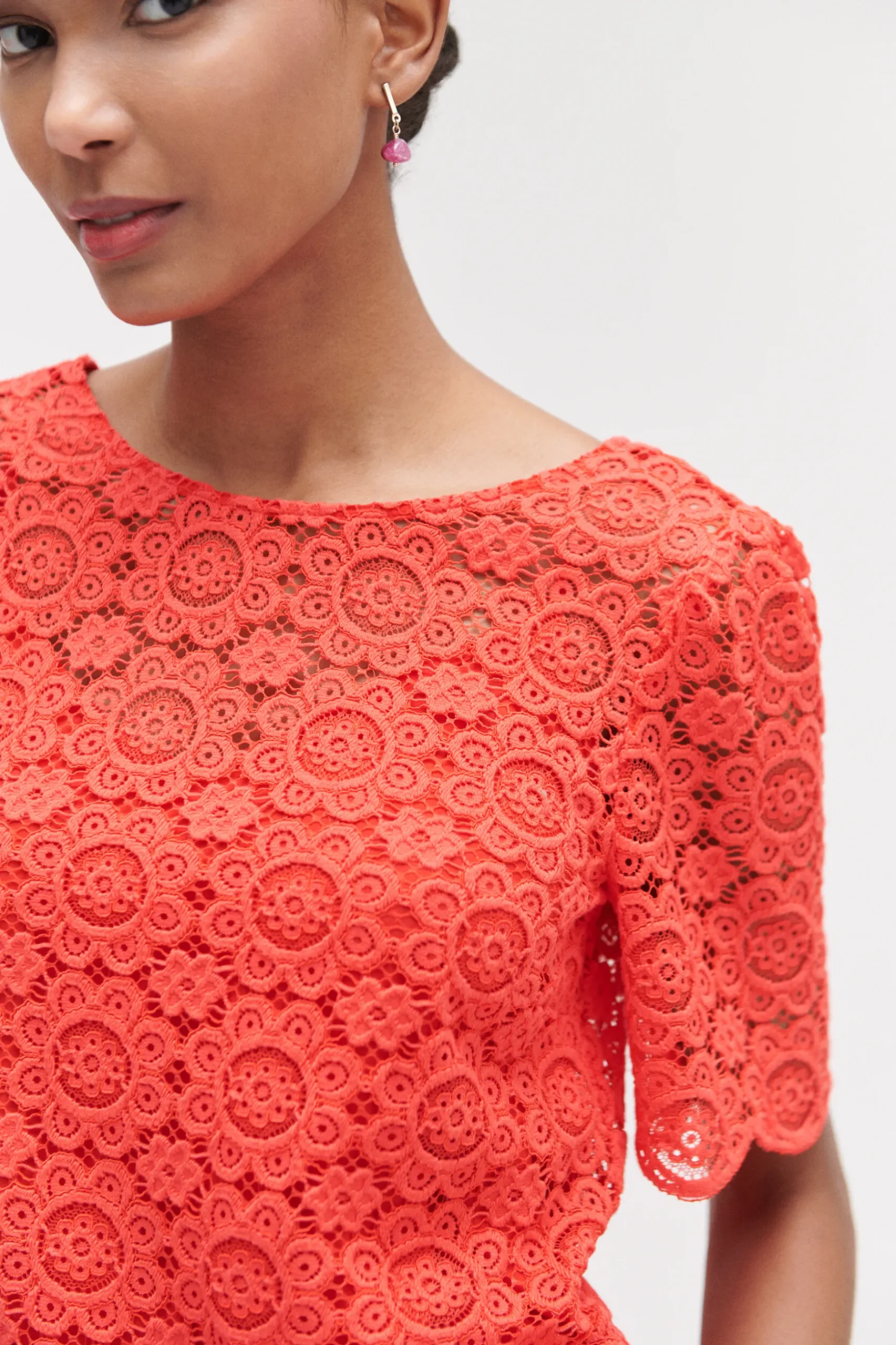 Best Sale Blouse New Liam Rouge Femme Blouses