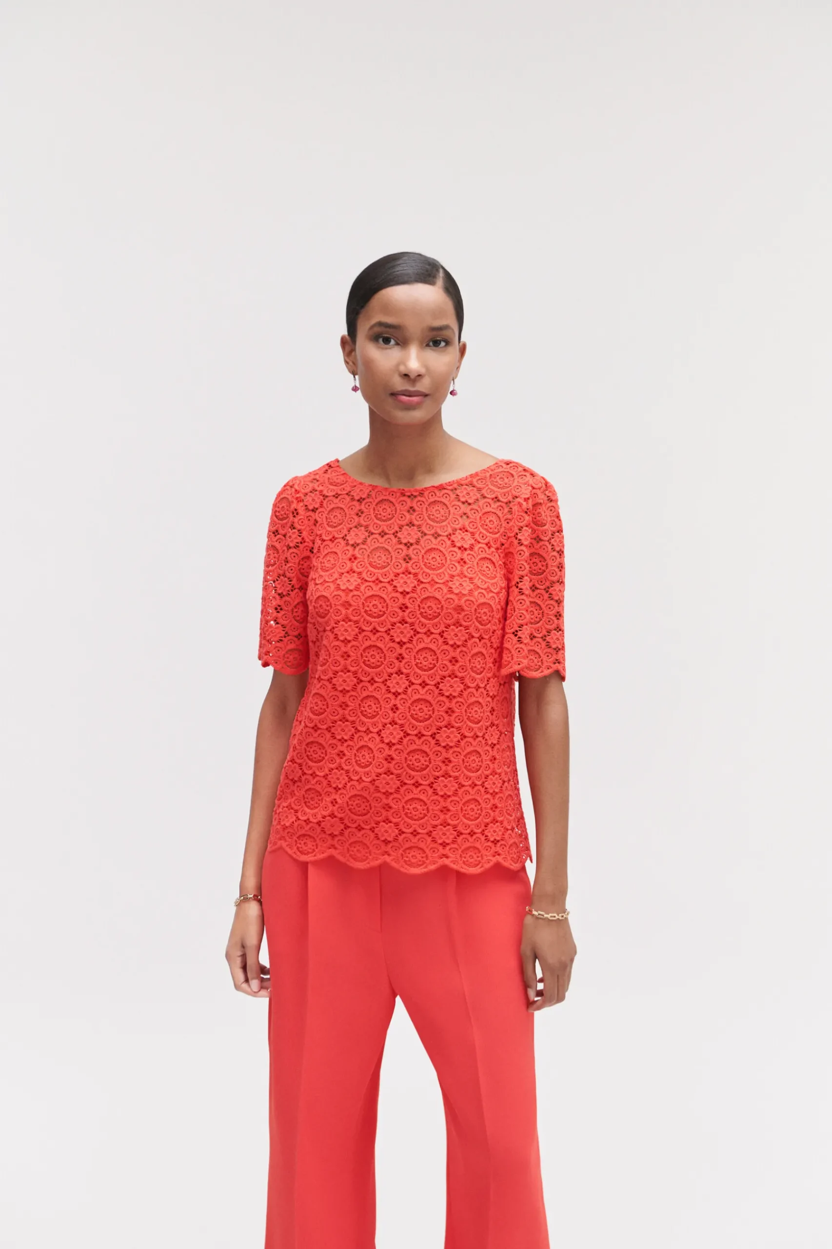 Best Sale Blouse New Liam Rouge Femme Blouses