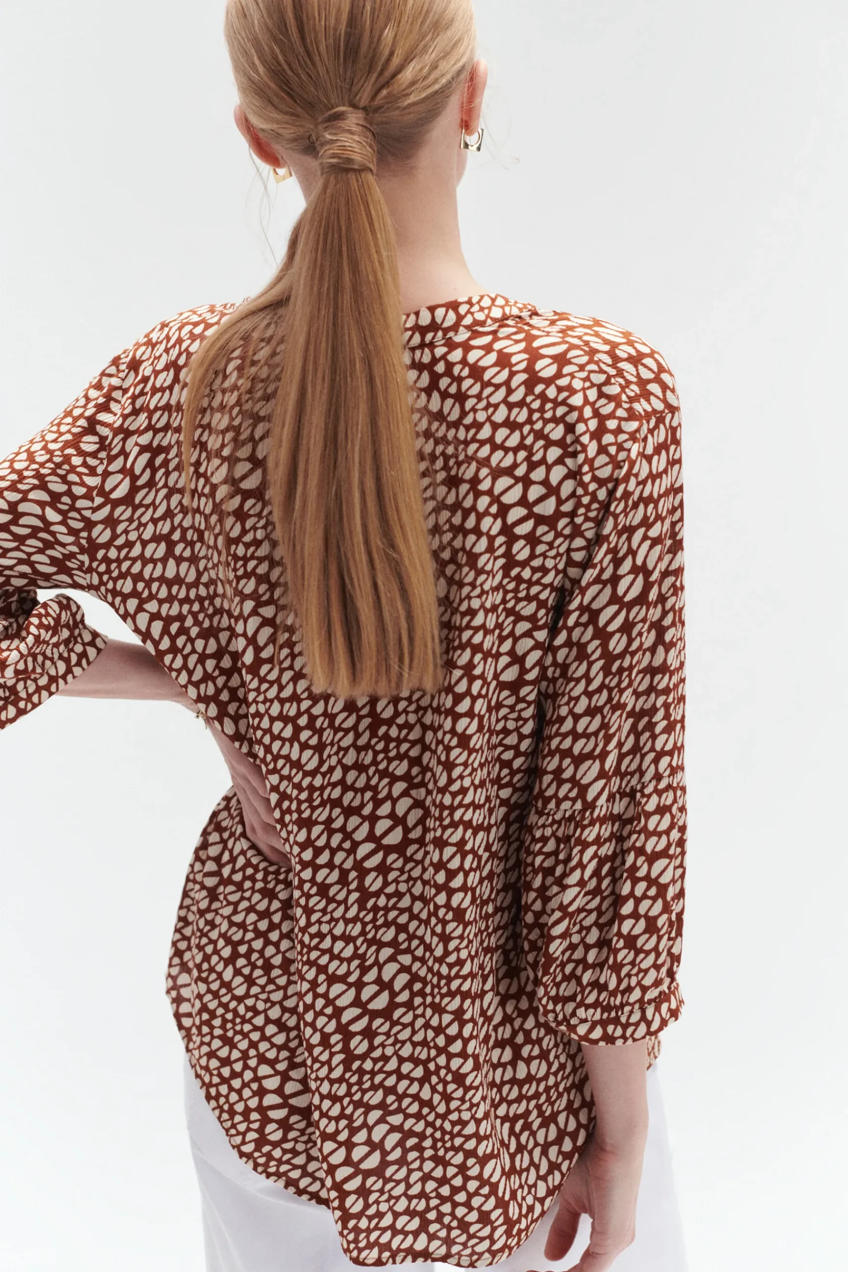 Clearance Blouse Samson A Motif Femme Blouses