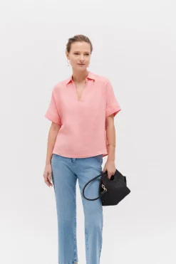 Flash Sale Blouse Sonia 100% Lin Femme Blouses