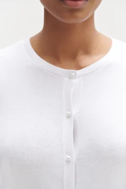 Clearance Cardigan Cary A Boutons Perles Femme Gilets
