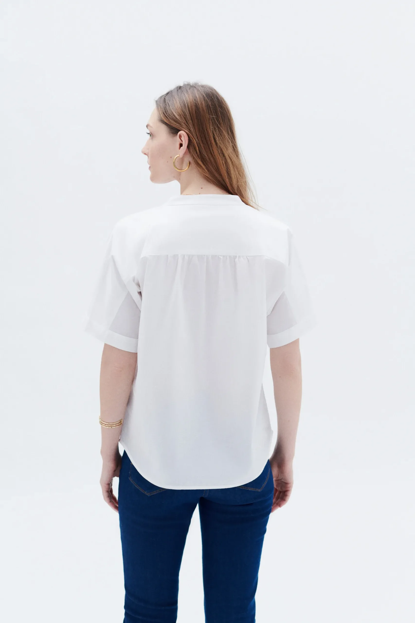Clearance Chemise Cado2 Blanc Femme Chemises