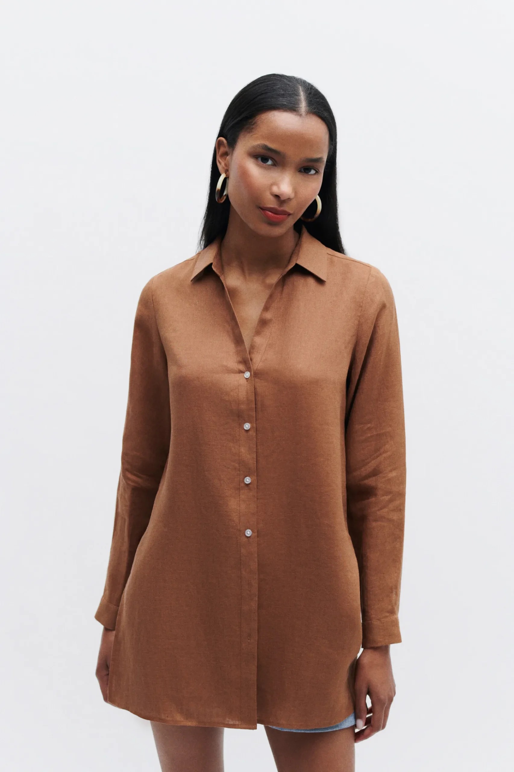 Store Chemise Clementine 100% Lin Femme Chemises