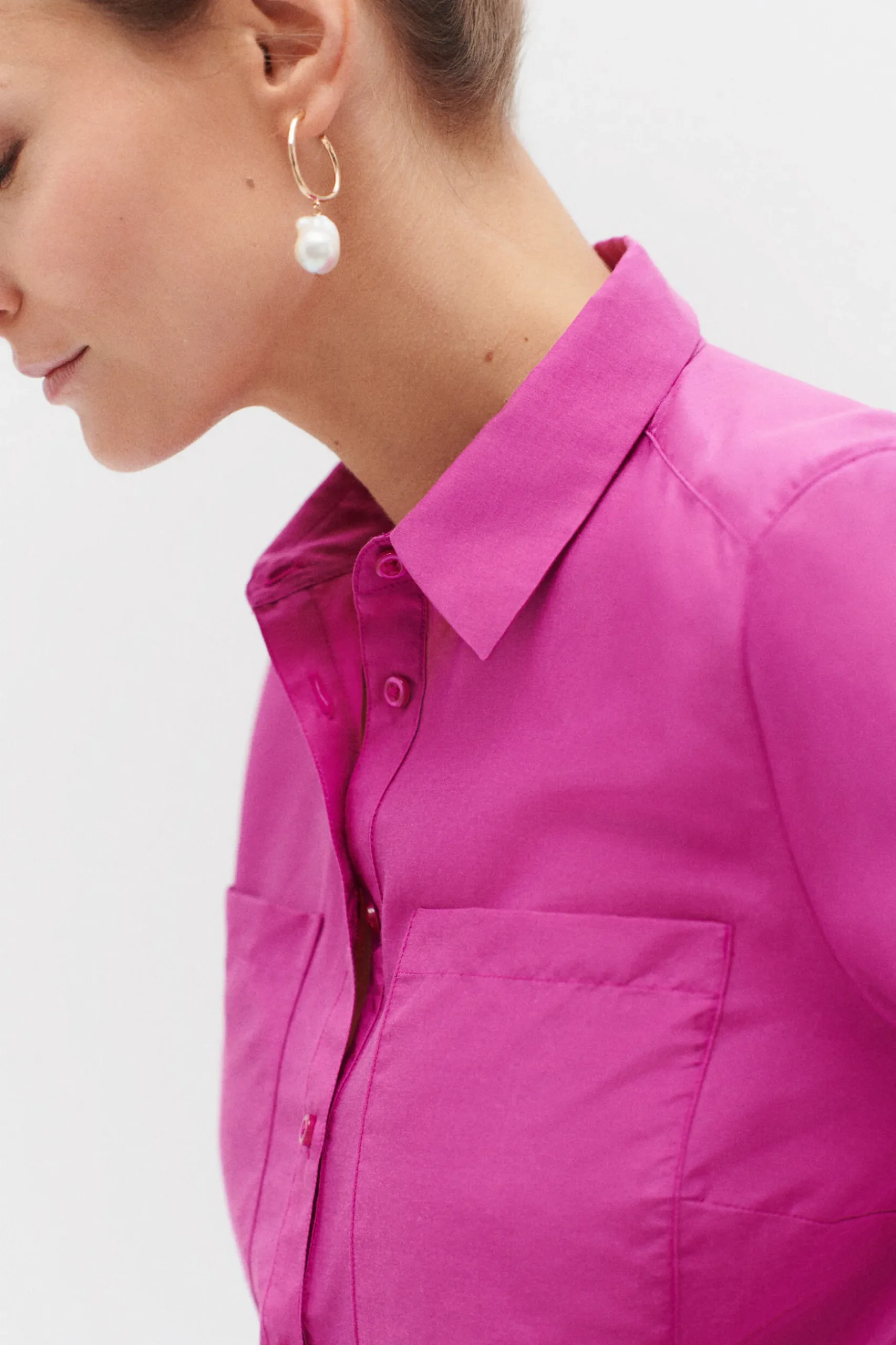 Shop Chemise Eden Violet Femme Chemises