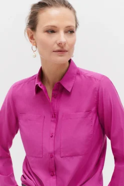 Shop Chemise Eden Violet Femme Chemises