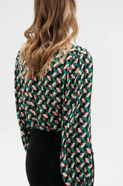 Discount Chemise Roskana Col Mao Femme Blouses