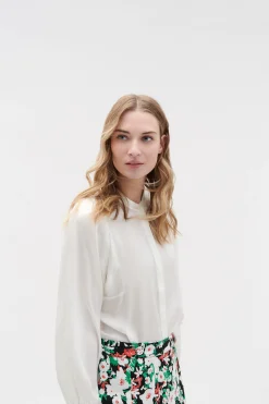 Cheap Chemisier Roskana Soie Femme Blouses