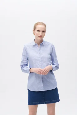 Shop Chemisier Savana Rayee Femme Chemises