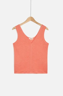 Online Debardeur Aretha 100% Lin Femme Tops Et T-Shirts