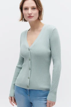 Store Gilet Jules Vert Clair Femme Gilets