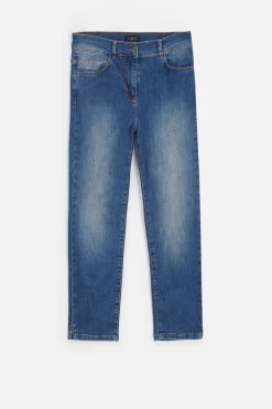 Cheap Jean Pantacourt Caleb B Denim Stone Femme Jeans