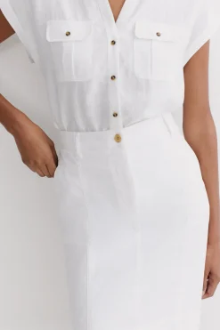 Store Jupe Lazuna B Blanc Femme Jupes