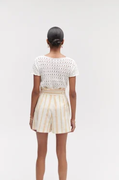 Best Sale Jupe-Short Newross A Rayures Femme Pantalons