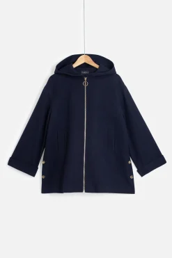Best Sale Manteau Capucin Zippe Femme Manteaux