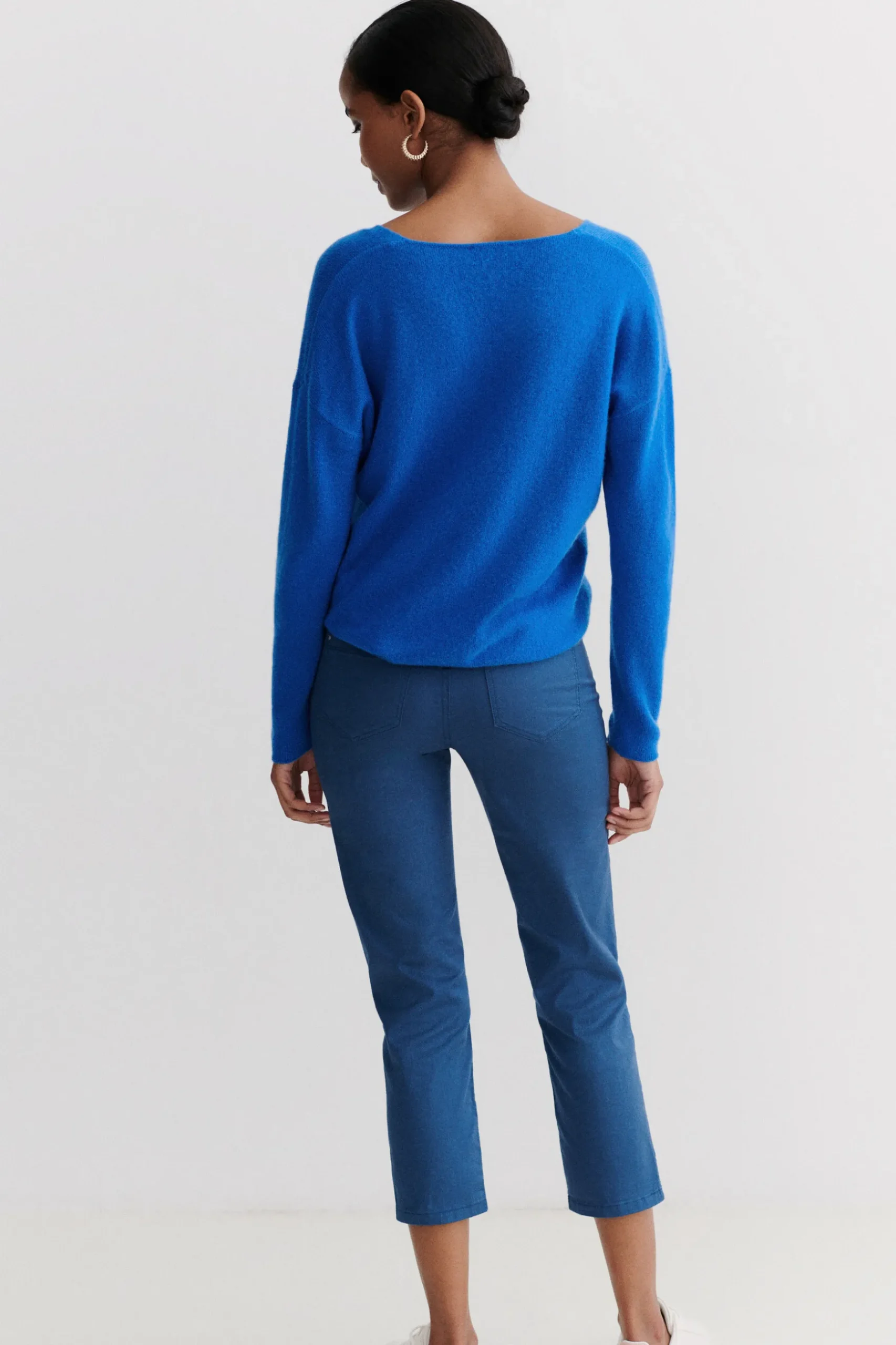 Discount Pantacourt Mason Denim Stone Femme Pantalons