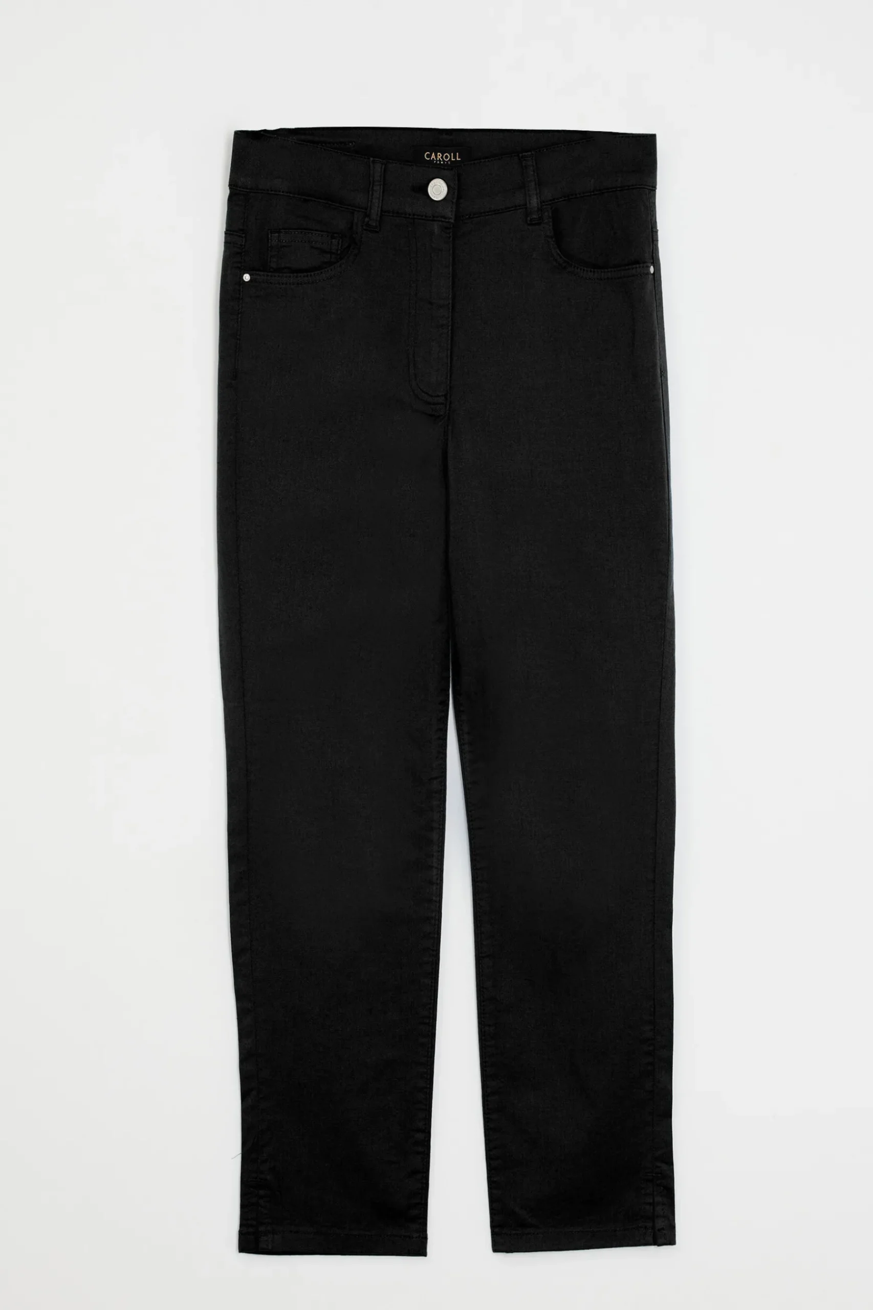 Online Pantacourt Mason Noir Femme Pantalons