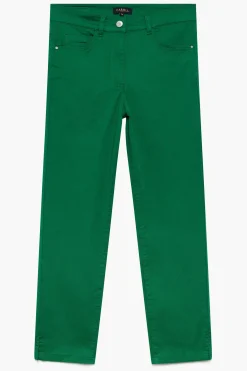Hot Pantacourt Mason Vert Menthe Femme Pantalons