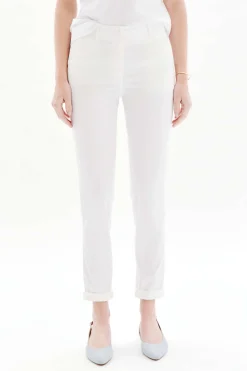 Best Pantalon Adelmo Blanc Femme Pantalons