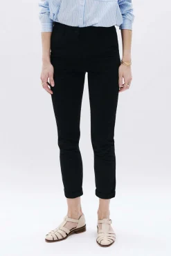 Cheap Pantalon Adelmo Noir Femme Pantalons