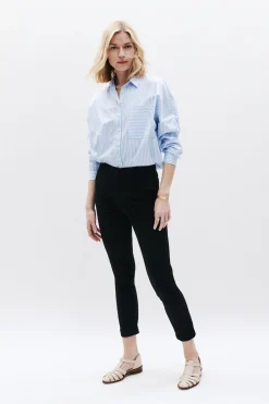 Cheap Pantalon Adelmo Noir Femme Pantalons