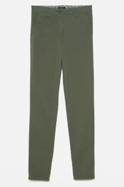 Sale Pantalon Adelmo Vert Kaki Femme Pantalons