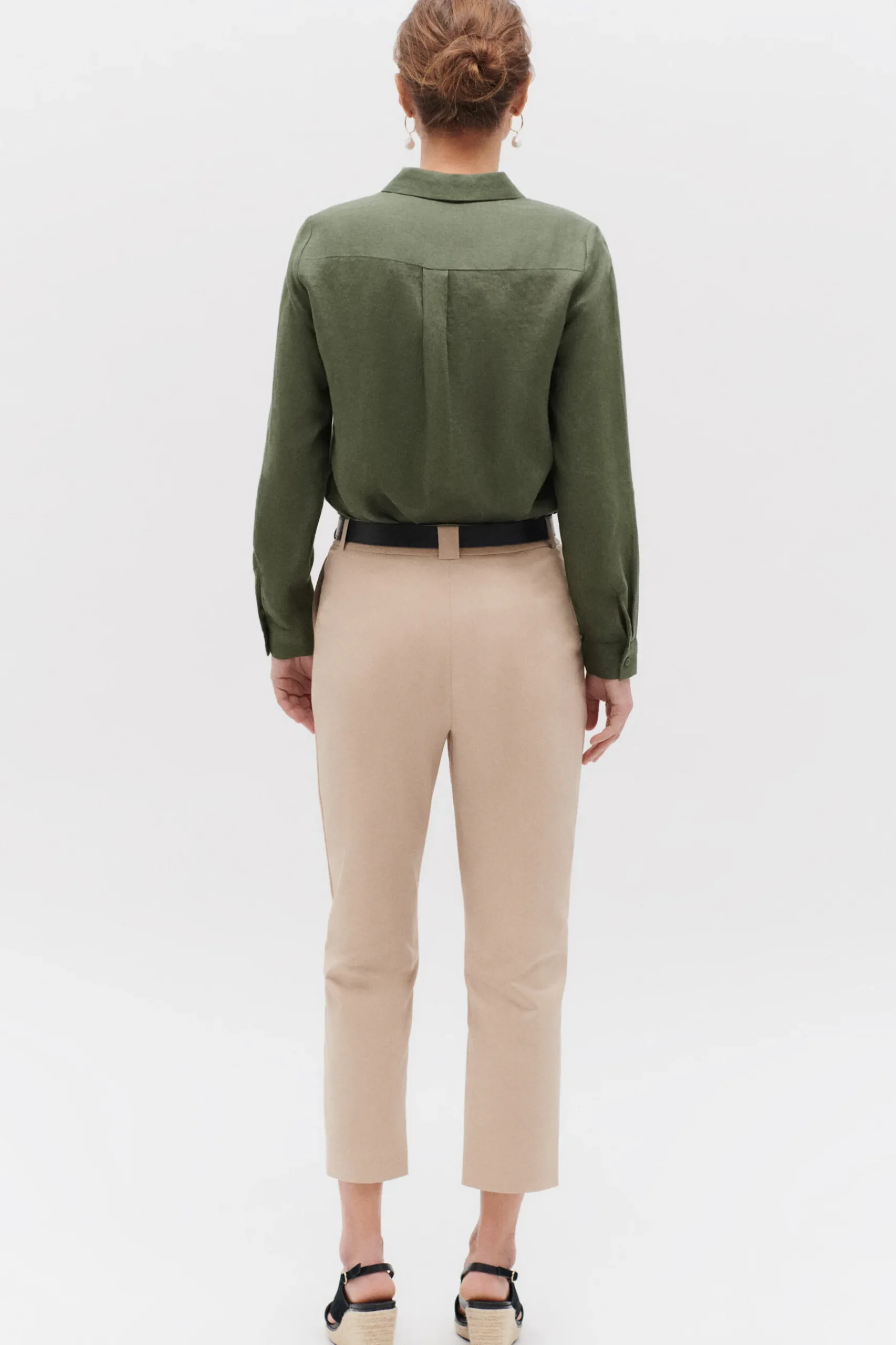 New Pantalon Bobby Beige Femme Pantalons