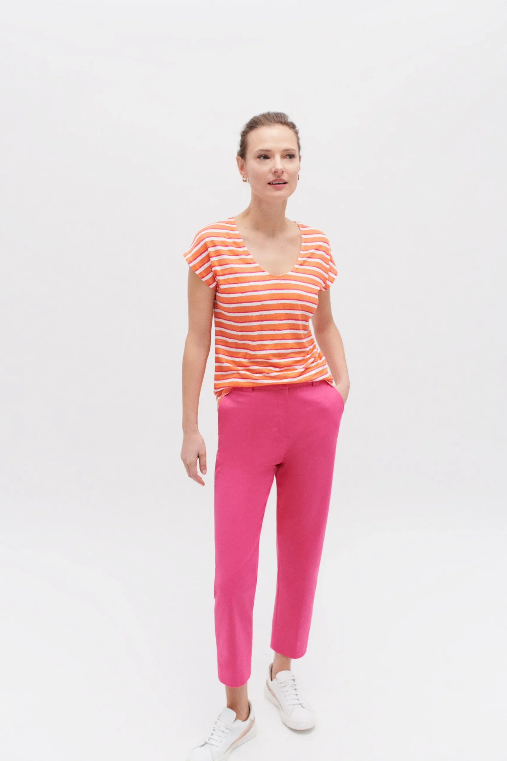 Cheap Pantalon Bobby Rose Fushia Femme Pantalons