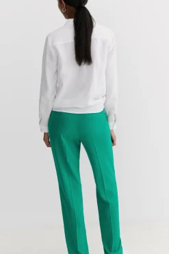 New Pantalon Clement Vert Emeraude Femme Pantalons
