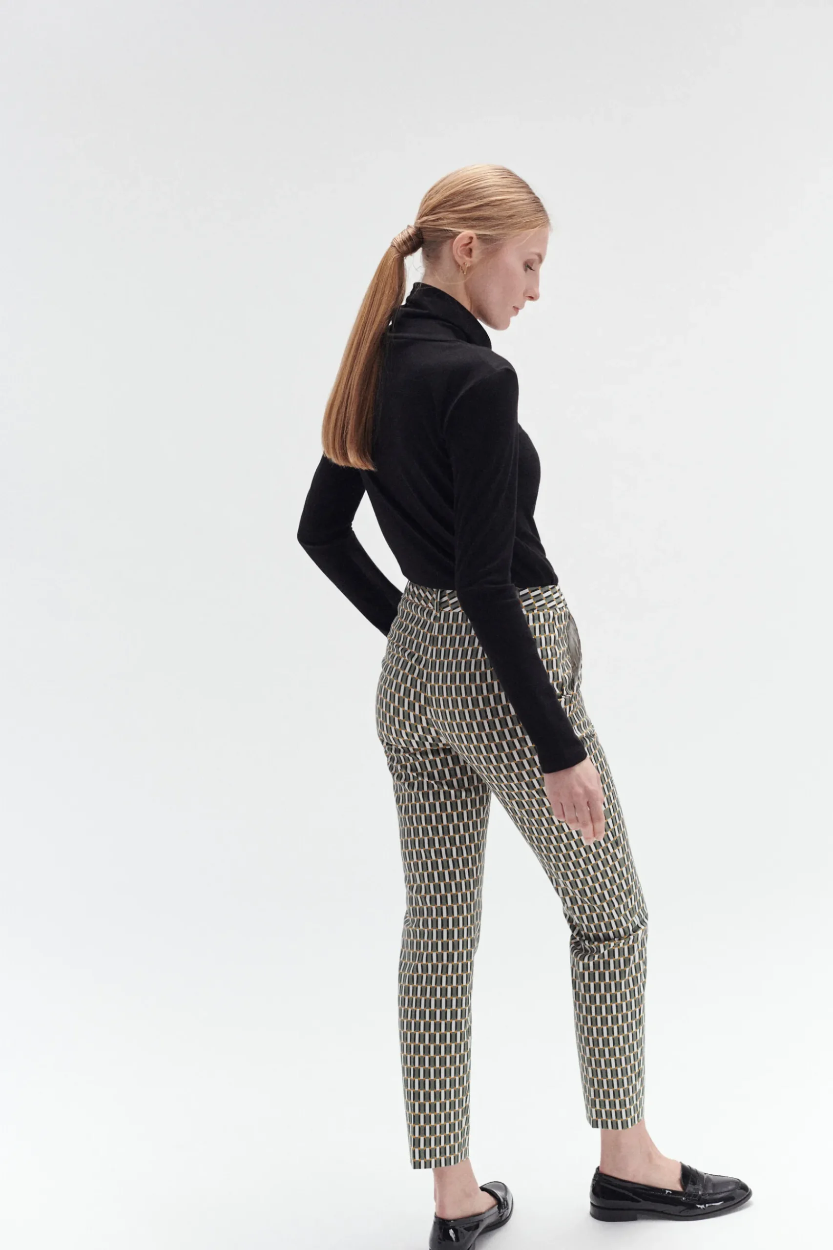 Outlet Pantalon Gabin A Motifs Graphiques Femme Pantalons