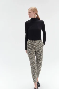 Outlet Pantalon Gabin A Motifs Graphiques Femme Pantalons