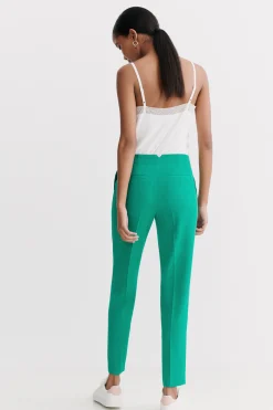Store Pantalon Gautier Vert Emeraude Femme Pantalons