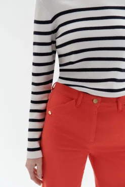 New Pantalon Lazarro Orange Femme Pantalons