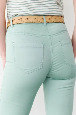 Discount Pantalon Mason Vert Clair Femme Pantalons