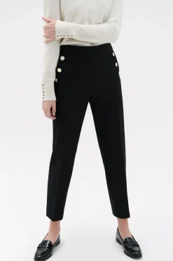 Best Sale Pantalon Octavian Noir Femme Pantalons