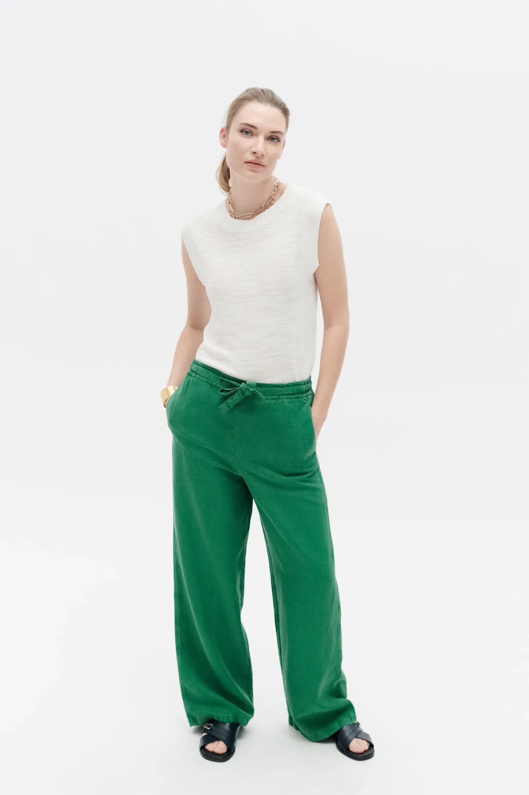 Store Pantalon Pbergame Femme Pantalons