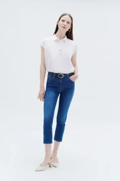 Sale Pantalon Pcaleb Femme Jeans