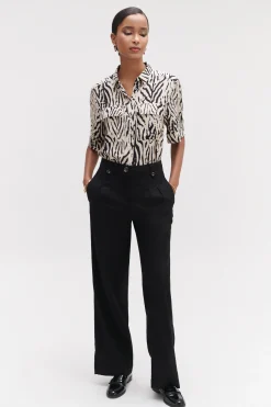 Discount Pantalon Porter Noir Femme Pantalons