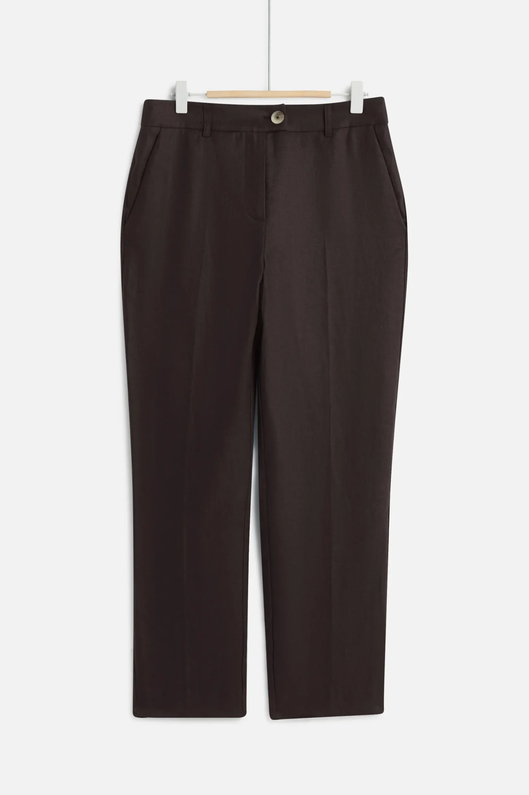 Best Sale Pantalon Randy Marron Fonce Femme Pantalons