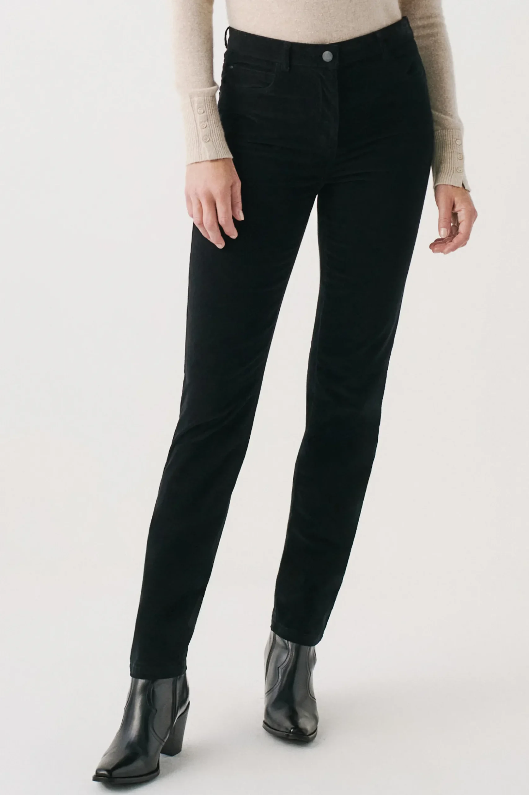 Best Sale Pantalon Sylvano Noir Femme Pantalons