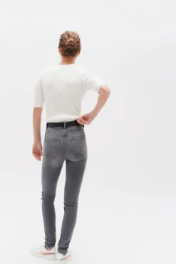 Clearance Pantalon Tom Gris Femme Pantalons