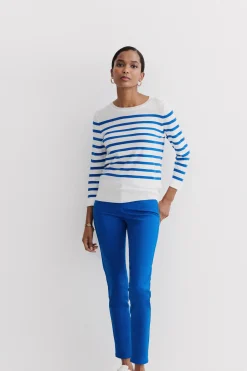 Cheap Pantalon Tony B Bleu Electrique Femme Pantalons
