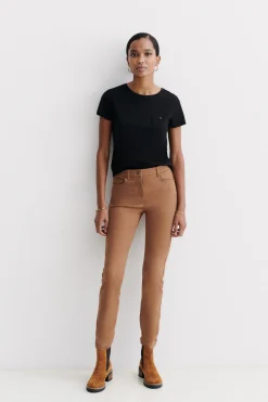 Hot Pantalon Tony B Camel Femme Pantalons