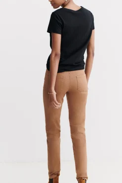 Hot Pantalon Tony B Camel Femme Pantalons