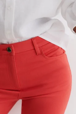 New Pantalon Tony B Rouge Femme Pantalons