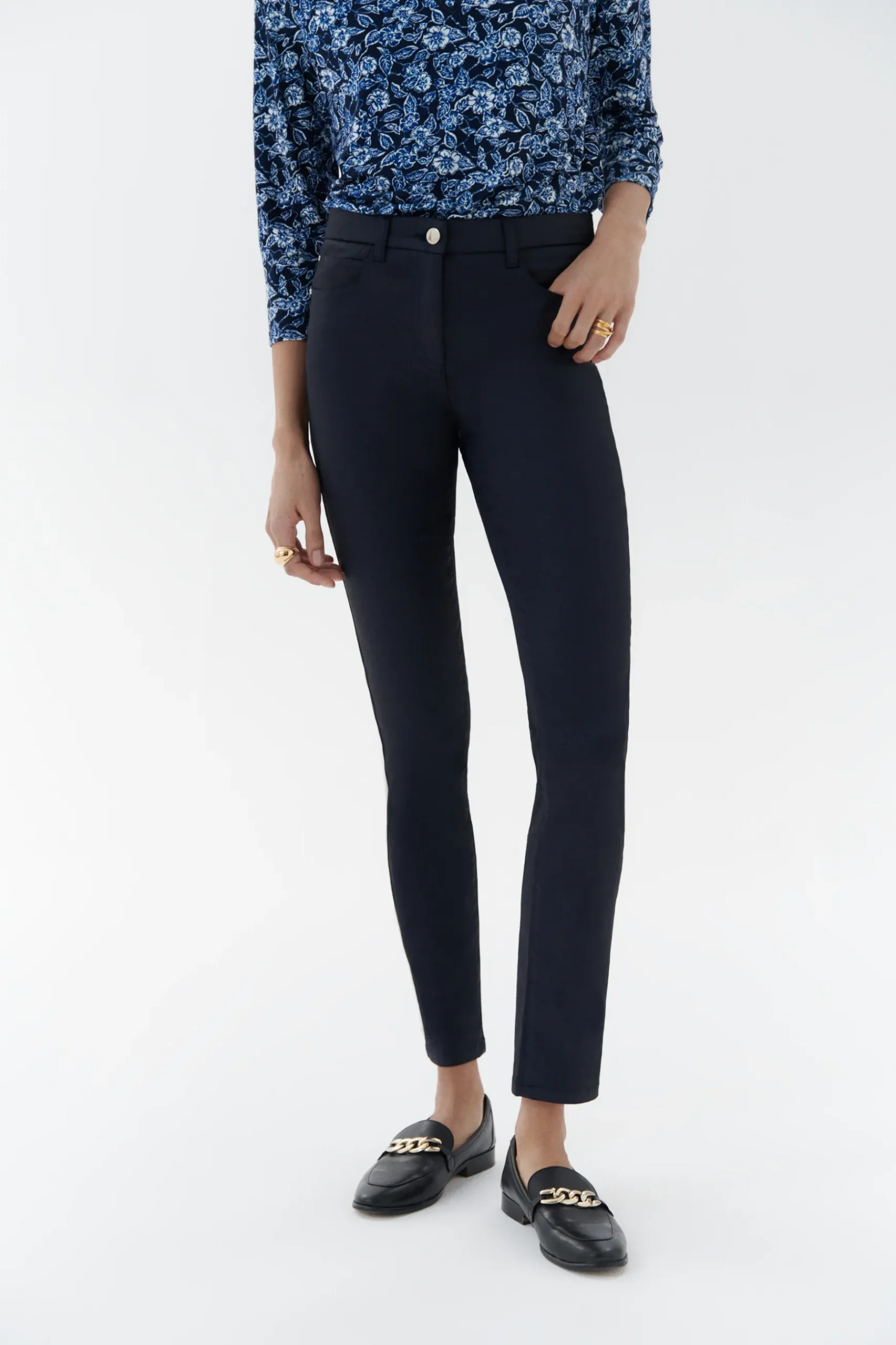 Clearance Pantalon Tony Effet Enduit Femme Pantalons